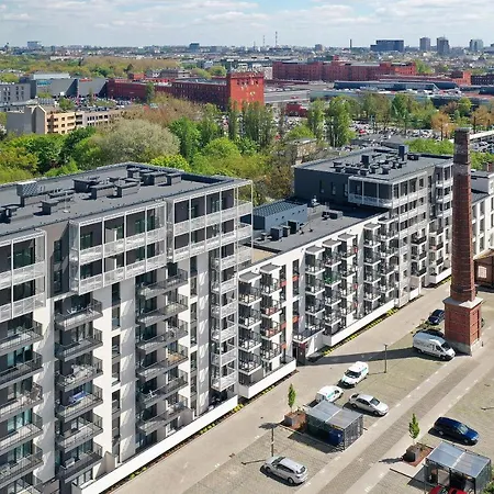 Lodz4rent - Premium 9,6 - Manufaktura D77 - Parking W Cenie Apartamento *