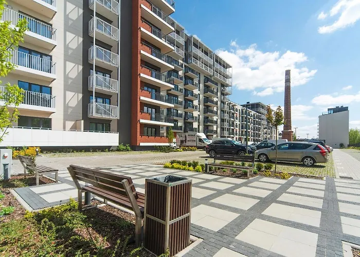 Lodz4rent - Premium 9,6 - Manufaktura D77 - Parking W Cenie * Łódź