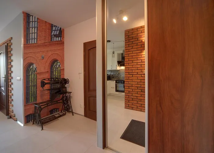 Lodz4rent - Premium 9,6 - Manufaktura D77 - Parking W Cenie