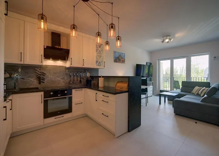 Lägenhet Lodz4rent - Premium 9,6 - Manufaktura D77 - Parking W Cenie Łódź