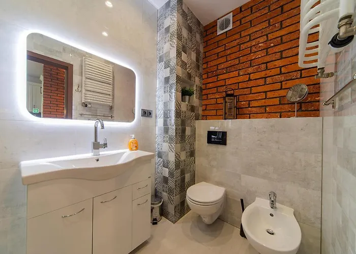 Lägenhet Lodz4rent - Premium 9,6 - Manufaktura D77 - Parking W Cenie *